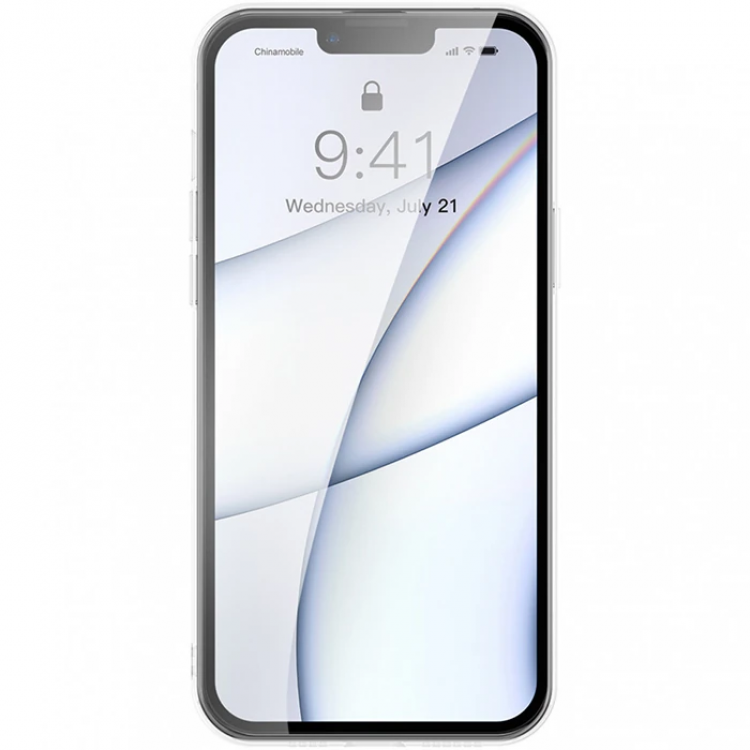Baseus Frosted Glass iPhone 13 Pro 6.1inch Shockproof Koruyucu Kılıf-(5775)