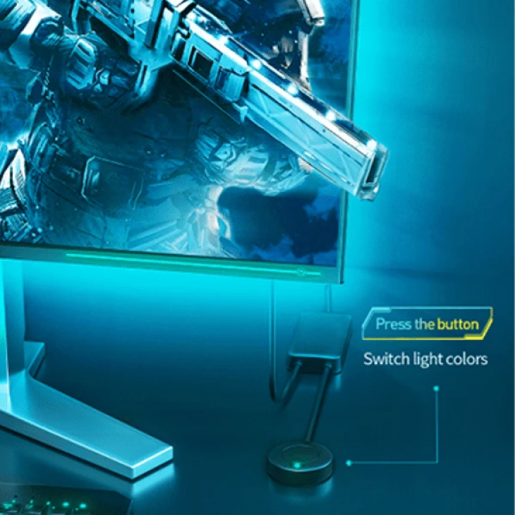 BASEUS Game Light RGB 5050 Esnek Oyuncu Pc LED Şerit Işık 5W15 m-(5775)