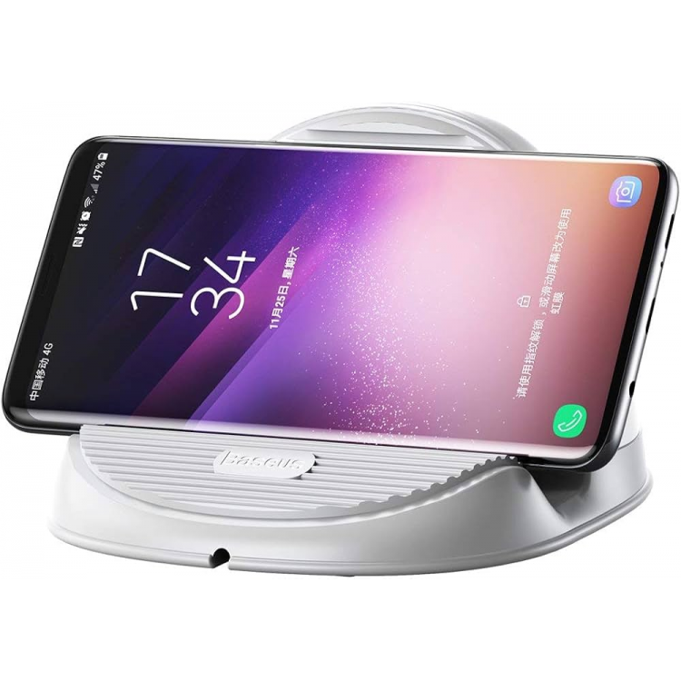 Baseus Silicone Horizontal Stand Wireless Kablosuz Şarj Cihazı-(5775)