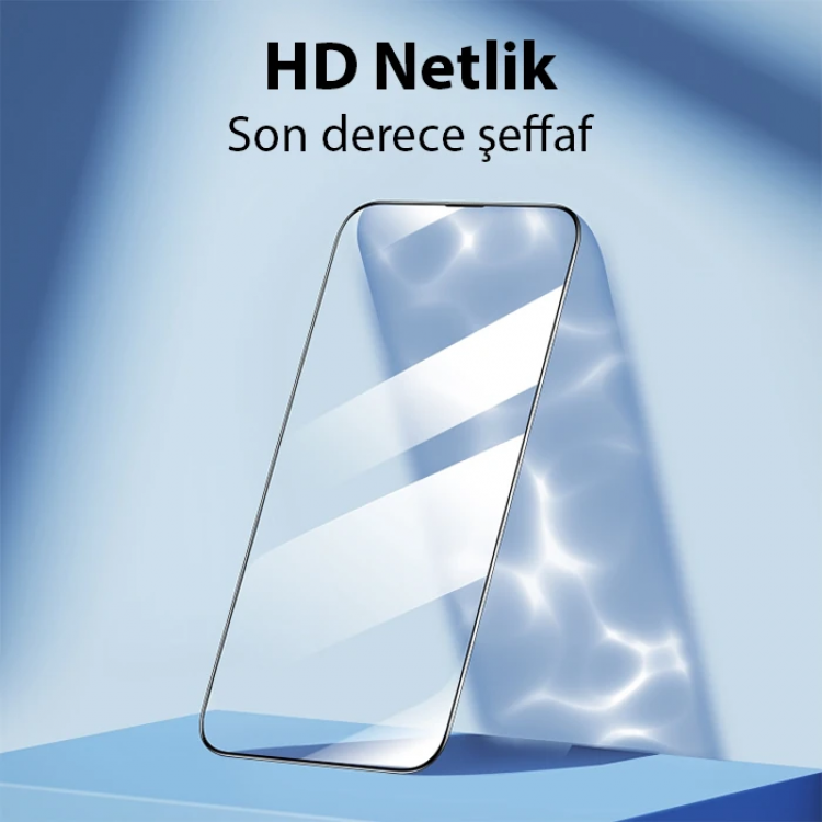 Ally iPhone 14 Pro Full Hd Kırılmaz Cam Ekran Koruyucu-(5775)