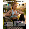 Bluetooth Kulaklıklı Akıllı Saat Seti Yüksek Ses Kalitesi ve 3D Ekran