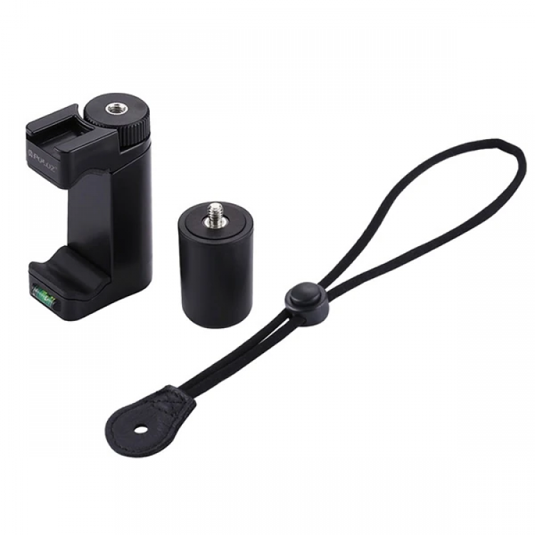 PULUZ Video Grip Telefon Elde Tutucu+ Bileklik Tripod Adaptörü-(5775)