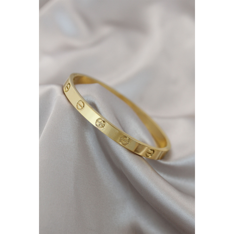 316L Çelik Gold Renk Bileklik 5886