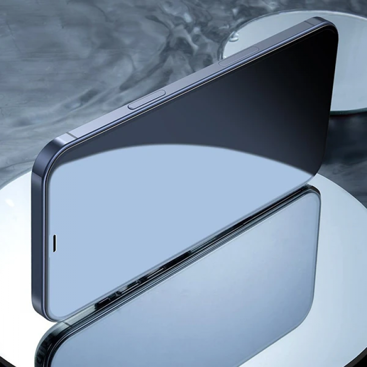Baseus İPhone 12 Mini 5.4 0.3MM 3D Full Tempered Cam Ekran Koruyucu 2Adet Set-(5775)
