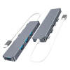ALLY  ADS-301C 5 in 1 Type C Dönüştürücü 4 Usb Portlu Adaptör Hub Çoklayıcı-(5775)