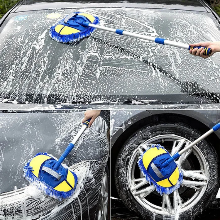 ALLY Mikrofiber Dönebilen Püsküllü Araba Yıkama Ve Temizleme Fırçası-(5775)