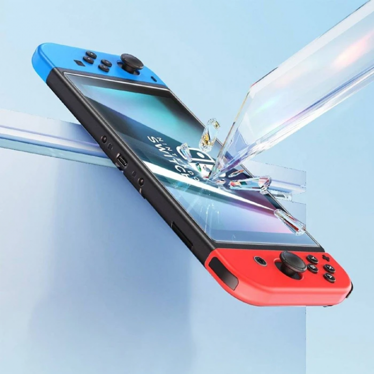 Baseus Crystal Series Nintendo Switch 2019 için Cam Ekran Koruyucu 2 Adet-(5775)