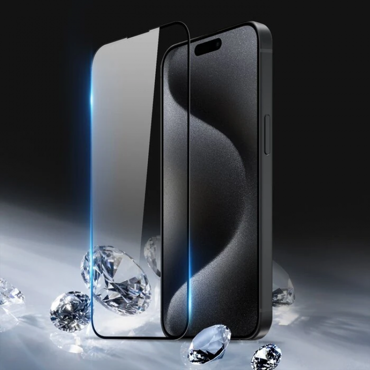 Dux Ducis iPhone 15 Full Kaplama Tempered Cam Ekran Koruyucu-(5775)