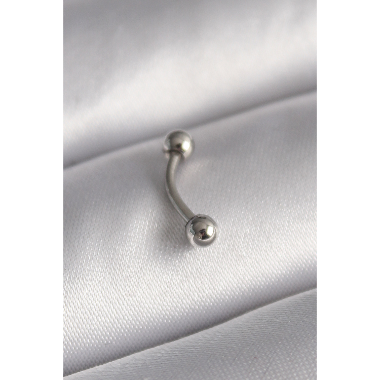316L Çelik Gümüş Renk Topçuk Model Piercing 5886