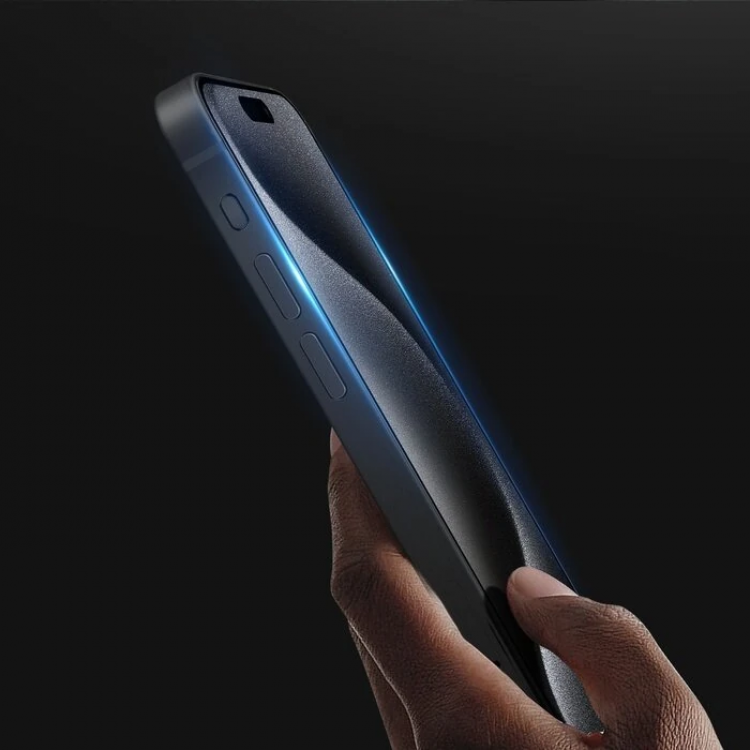 Dux Ducis iPhone 15 Pro Full Kaplama Tempered Cam Ekran Koruyucu-(5775)