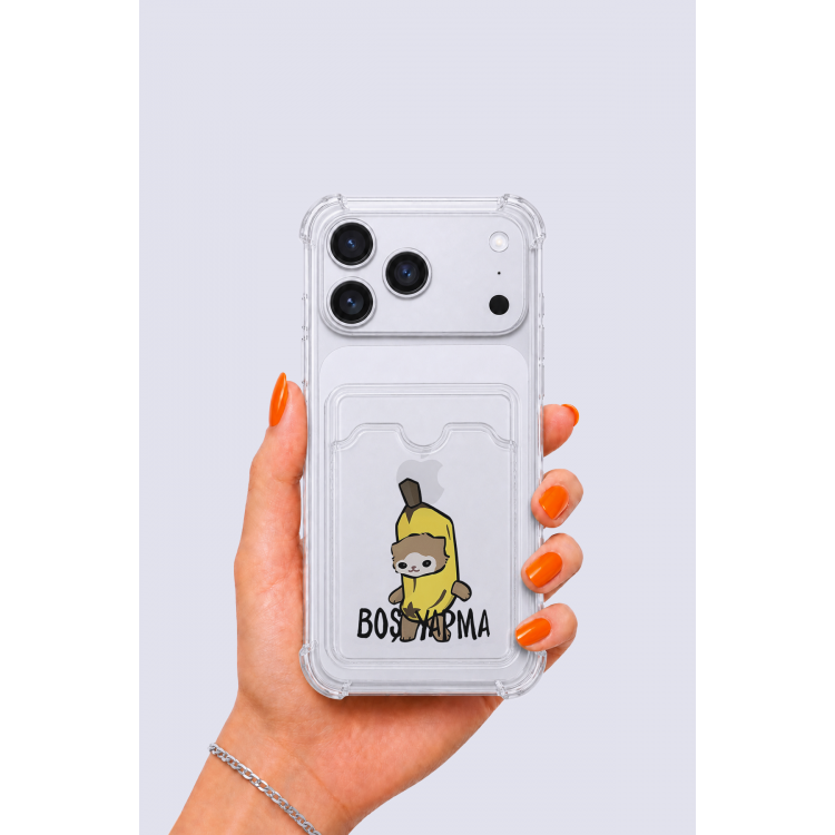 iPhone 17 Pro Max Kartlıklı Boş Yapma Desenli Kılıf