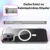 ALLY iPhone 14 Pro 6.1inç Magsafe Uyumlu Manyetik Sert Silikon Kılıf-(5775)