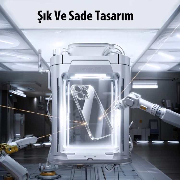 Baseus iPhone 15 Lucent Serisi Ultra İnce Transparan Kılıf-(5775)