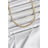 CM Yassı Yılan Zincir Model 60 cm Kadın Kolye 5886