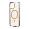 Ally iPhone 12 - 12 Pro 6.1inç Magsafe Uyumlu Renkli Kenar Silikon Kılıf-(5775)