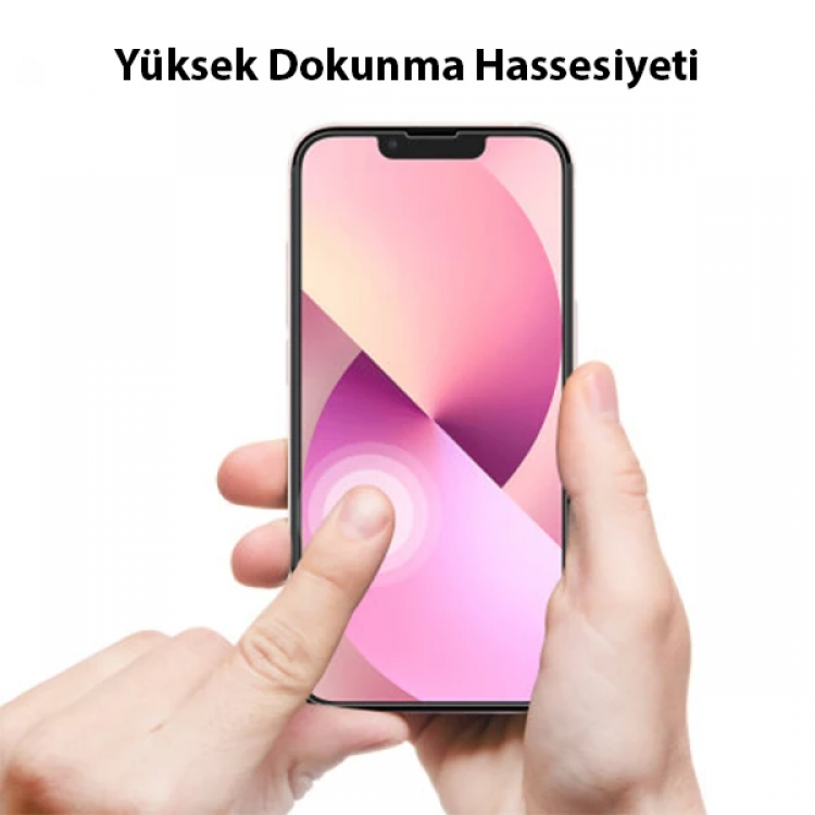 iPhone 13 6.1 Film Ön Arka Full Koruyucu Nano Hidrojel Koruyucu Set-(5775)