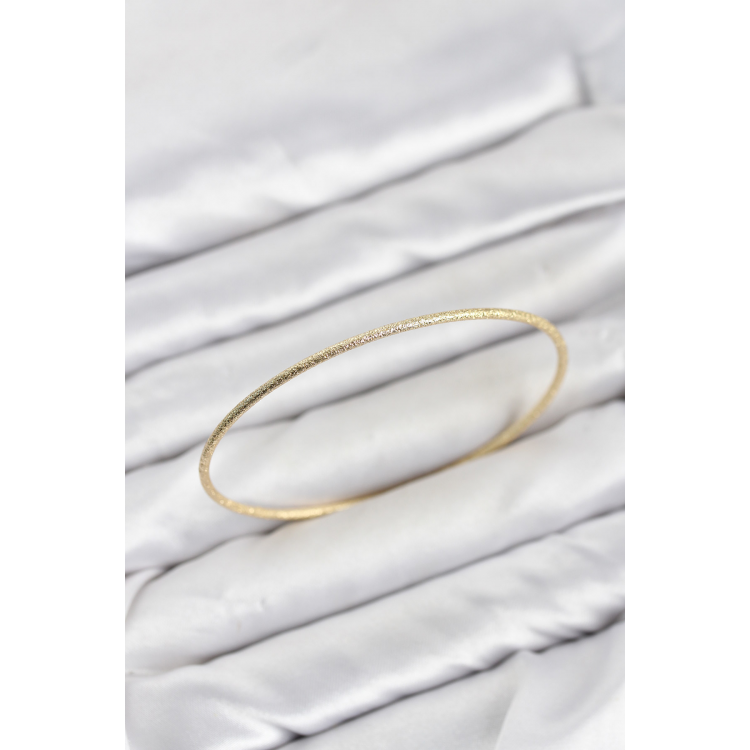 CM Gold Renk Simli Model 65 mm Bilezik 5886