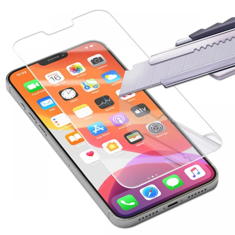 ALLY İPhone 12 Pro Max 6.7 Matte HD Tempered Cam Ekran Koruyucu-(5775)