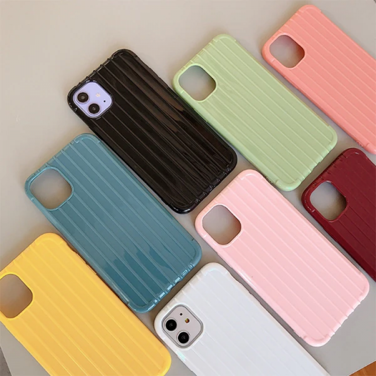 Ally İPhone 11 6.1 İnch Trunk Lines ince Soft Silikon Kılıf-(5775)