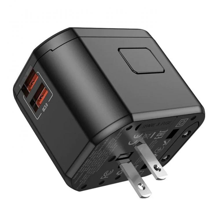 HOCO AC15 20W PD QC 3.0 Hızlı Şarj Universal Priz-(5775)