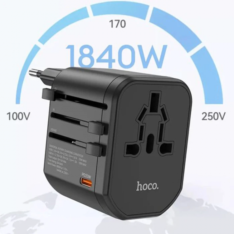 HOCO AC15 20W PD QC 3.0 Hızlı Şarj Universal Priz-(5775)