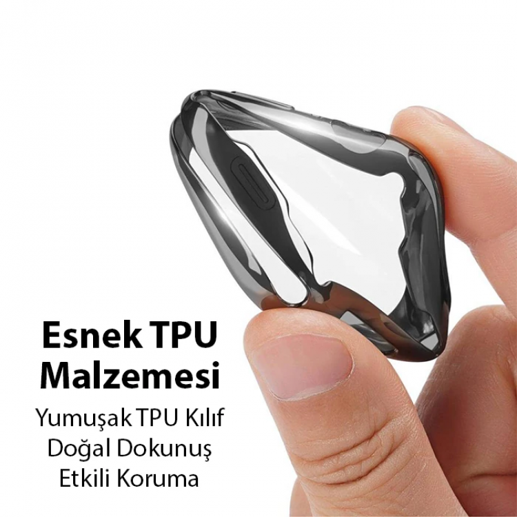 Dux Ducis Samo Series Apple Watch Ultra 49mm için Soft TPU Full Koruma Ultra İnce Silikon Kılıf-(5775)