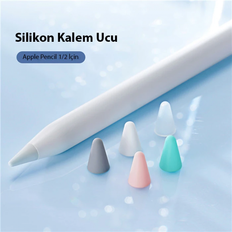 Dux Ducis Apple Pencil İçin Renkli Kalem Ucu 10x-(5775)