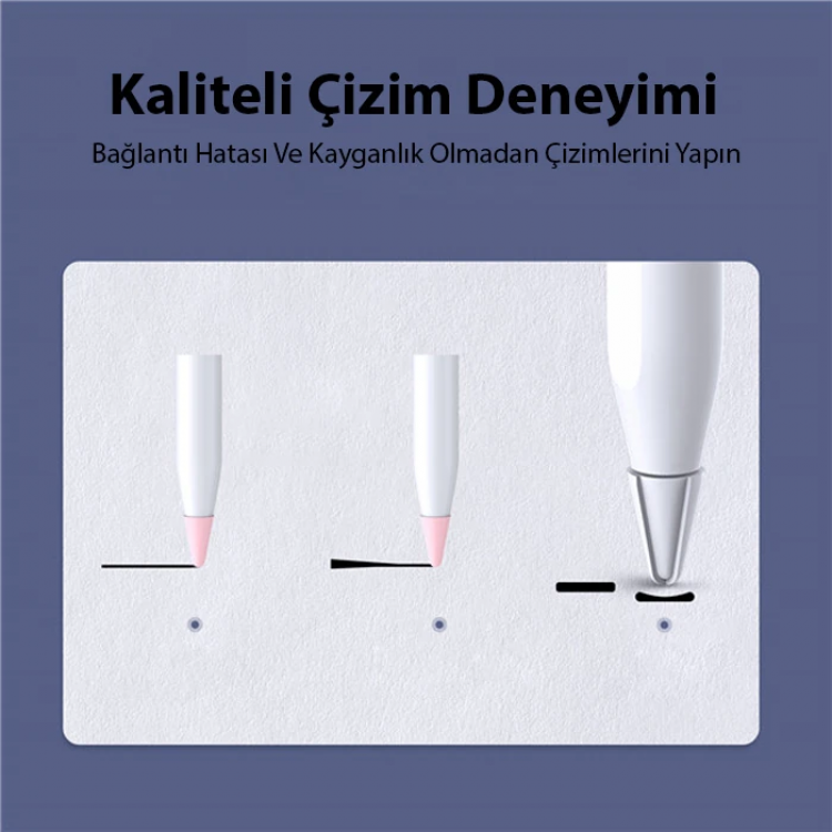 Dux Ducis Apple Pencil İçin Renkli Kalem Ucu 10x-(5775)