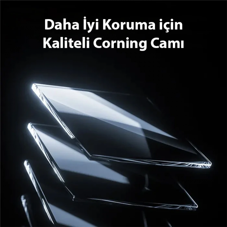 Baseus iPhone 15 Plus HD Tempered Full Koruma Cam Ekran Koruyucu-(5775)