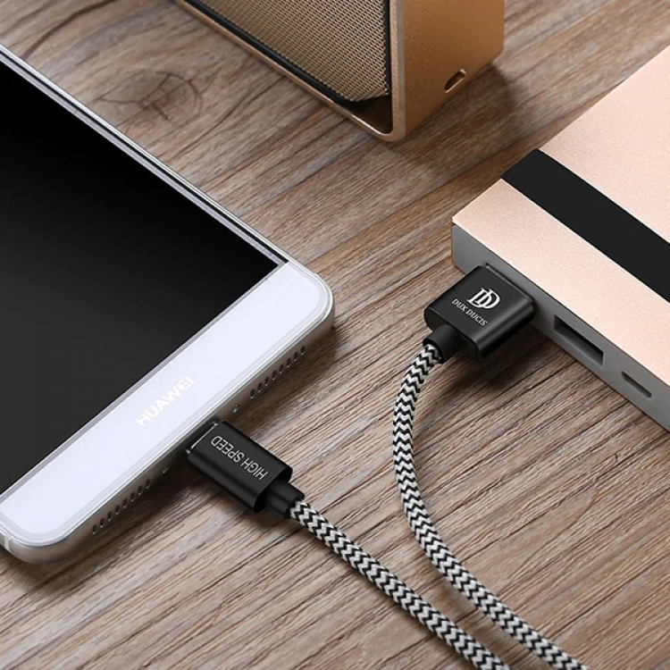 DUX DUCIS Usb Type C Kopmaz Yırtılmaz Usb kablo Hızlı Şarj 1 metre-(5775)