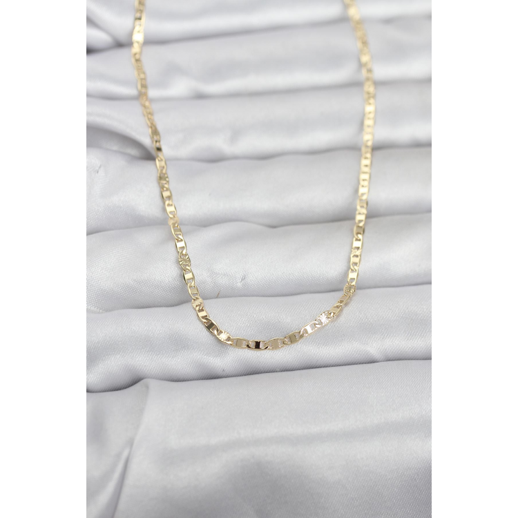 CM 14K Gold Renk Zincir Model 60 cm Kadın Kolye 5886