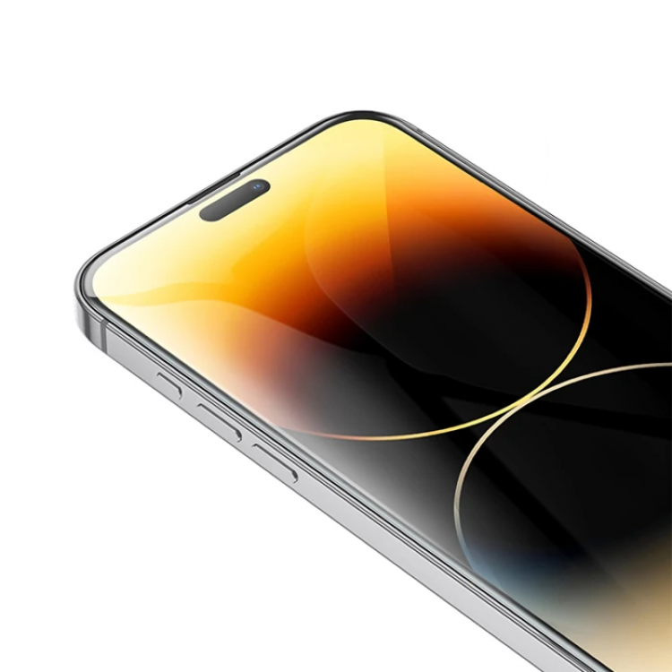 HOCO iPhone 15 Pro Full Screen HD Tempered Kırılmaz Cam Ekran Koruyucu-(5775)