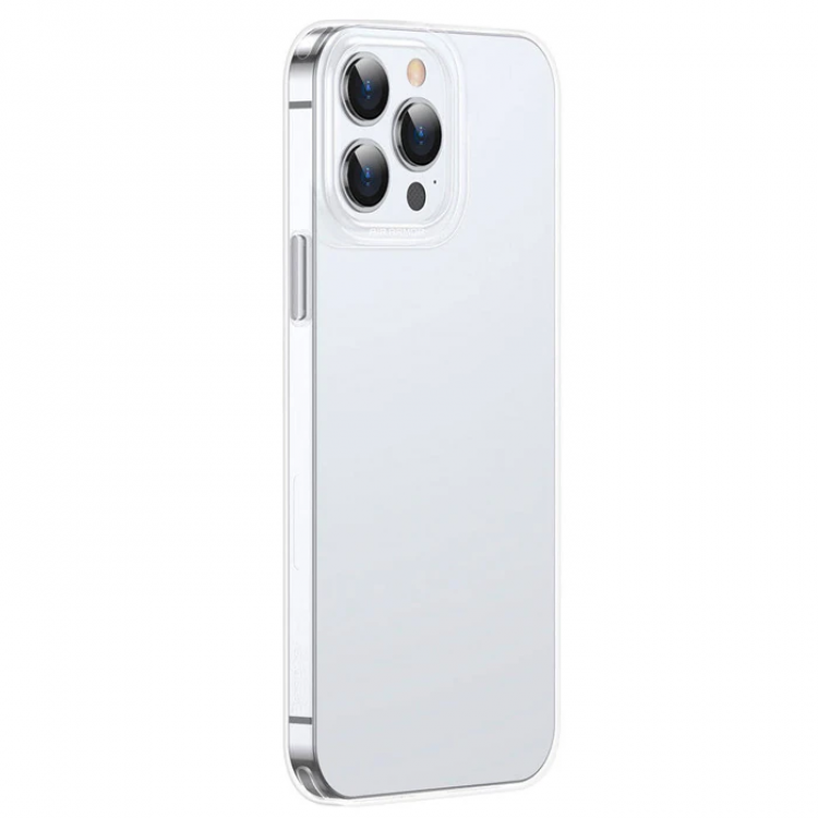 Baseus Simple Case iPhone 13 Pro İnce Silikon Şeffaf Kılıf-(5775)