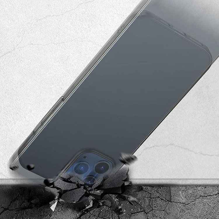 Baseus İPhone 12/ 12 Pro Comfort İnce Şeffaf Kılıf Matte PP Kılıf-(5775)