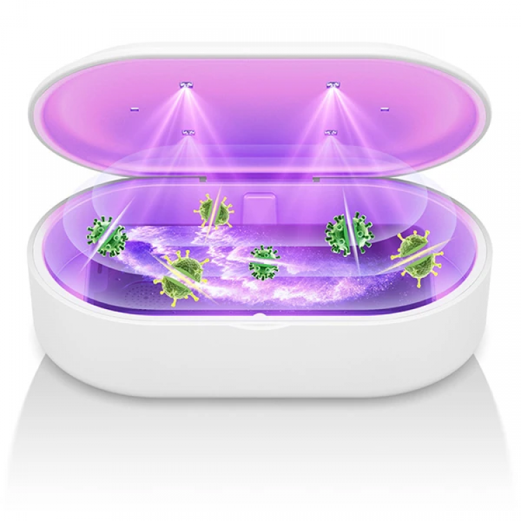 ALLY 15W Hızlı Kablosuz Wireless Şarj+Ultraviyole Sterilizer- Uv box-(5775)