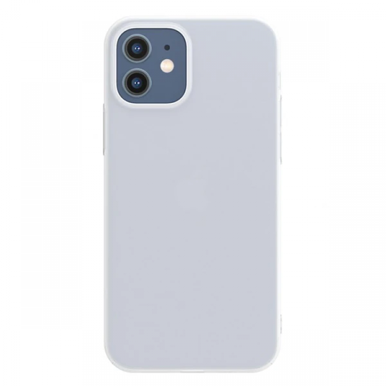 Baseus İPhone 12 Mini 5.4 Comfort İnce Şeffaf Kılıf Matte PP Kılıf-(5775)