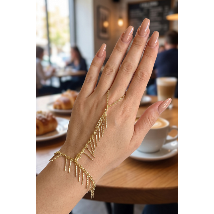 Gold Renk Pirinç Sarkıt Model Şahmeran 5886