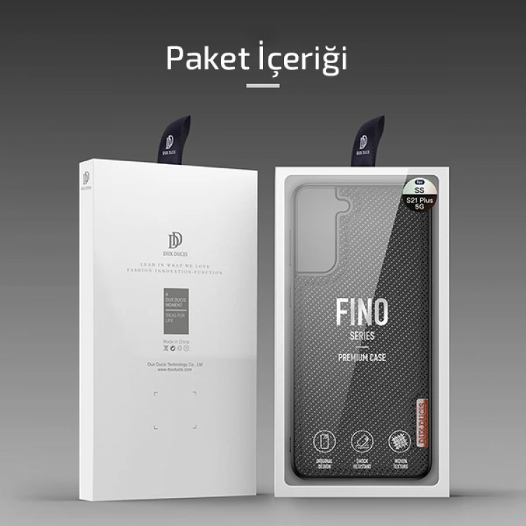 Dux Ducis Sm Galaxy S21 Plus Kılıf  Fino Series Premium Arka Koruma Kılıf-(5775)