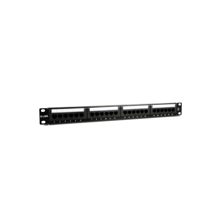 S-LINK SL-F624 Cat6 Patch Panel 24-Port UTP 1U(1923)