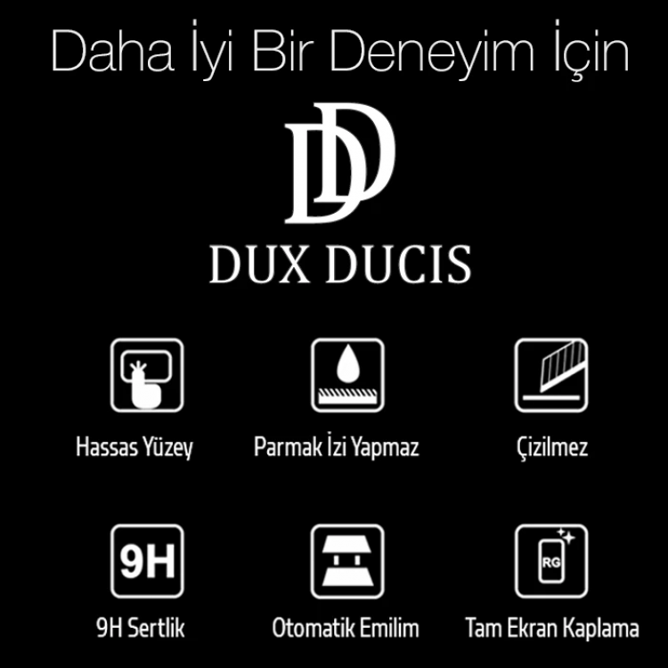 Dux Ducis Full Kaplama Xiaomi Mi 10 Lite Cam Ekran Koruyucu-(5775)