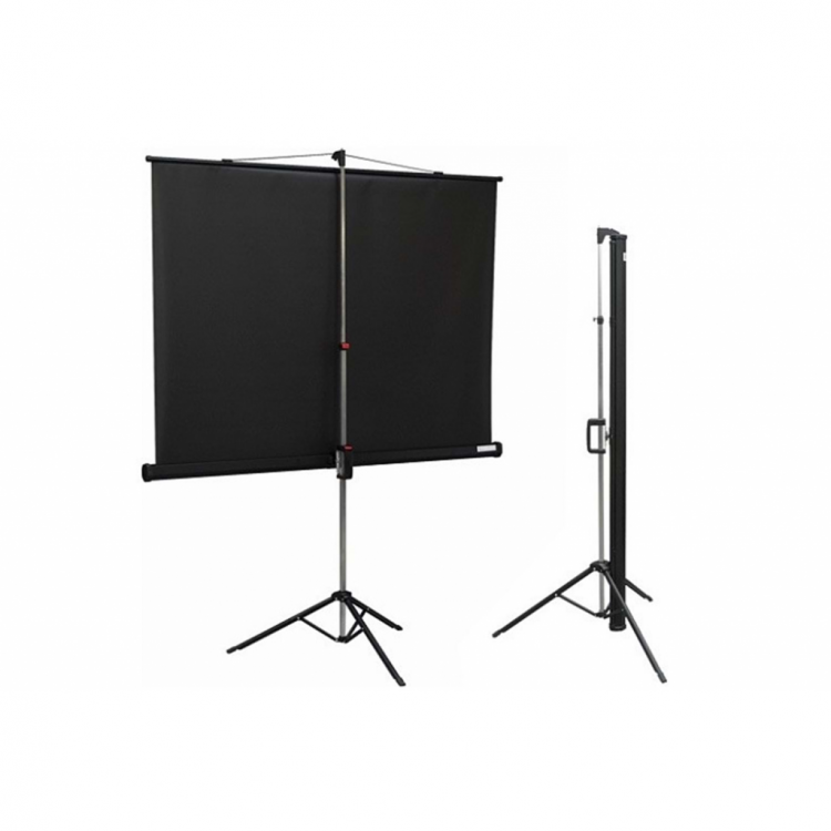 Codegen TX-20 TRIPOD PROJEKSİYON PERDESİ 200X200 (Arkası Siyah Fonlu - Taşınabilir Ayaklı Model)(1923)