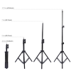 PULUZ 1.1M Çift Telefon tutucu 6.2CM Led Işık Stand YoutuberCanlı Yayın Selfie TikTok Makeup-(5775)