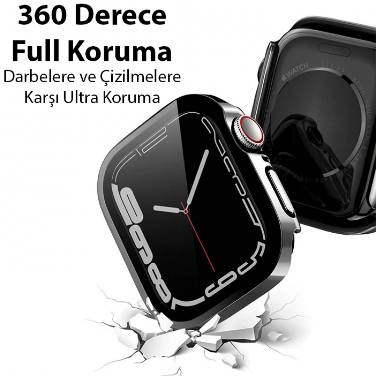 Dux Ducis Hamo Series Apple Watch Ultra 49mm için Hard PC Full Koruma Sert Armor Zırh Kılıf-(5775)