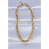 316L Çelik Gold Renk Arpa Model Kolye 5886