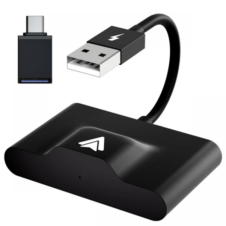 Ally Usb+Type-C Android Kablosuz Carplay Adaptör Çevirici - Youtube Netflix Tiktok Video Yansıtıcı-(5775)