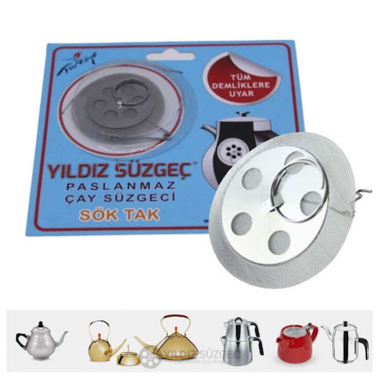 Teapot Teapot Inside Stainless Snap-on Strainer 50 Pcs