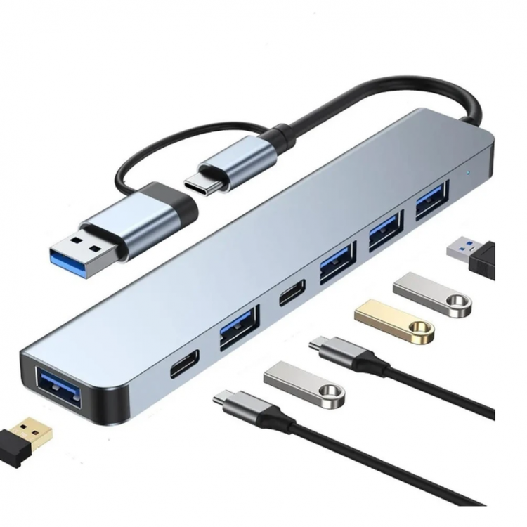 Byl 221 Support 7 İn 1 Type-C Usb Çevirici
