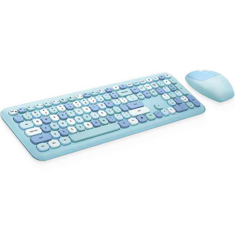 Mofii No666 Mavi Klavye Mouse Set