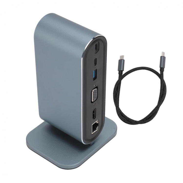 ZR773 Type-C Support 4K 12 İn 1 Dock Model Pd Station