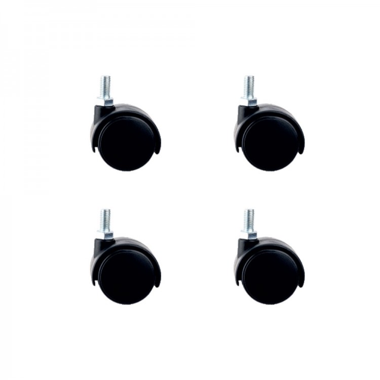 Küçük Plastik Vidalı Teker - 40 MM HKS102 - 4 Adet
